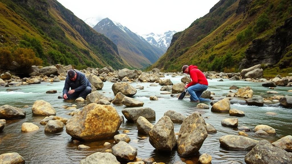 You are currently viewing Investigating hidden gold nuggets in New Zealand’s glacial rivers.