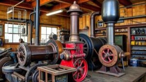 Read more about the article Exploring Historical Steam Engine Repair Shops for Industrial Relics