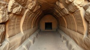 Read more about the article Discovering ancient, booby-trapped tunnels filled with mysterious inscriptions.