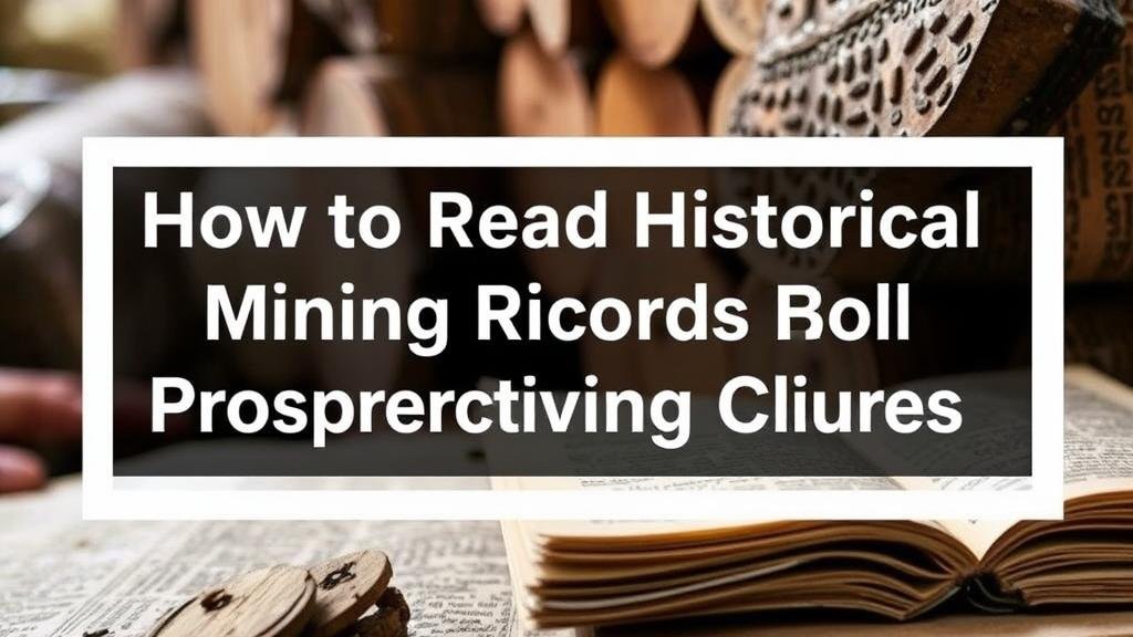 You are currently viewing How to Read Historical Mining Records for Gold Prospecting Clues