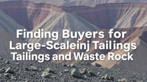 Read more about the article Finding Buyers for Large-Scale Mining Tailings and Waste Rock