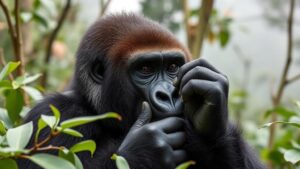 Read more about the article Documenting rare encounters with mountain gorillas in the misty forests of Rwanda.