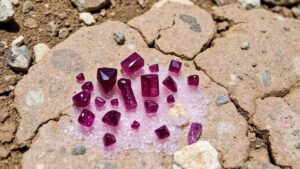 Read more about the article Searching for vibrant garnet crystals in the schist-rich zones of the Big Hatchet Mountains.