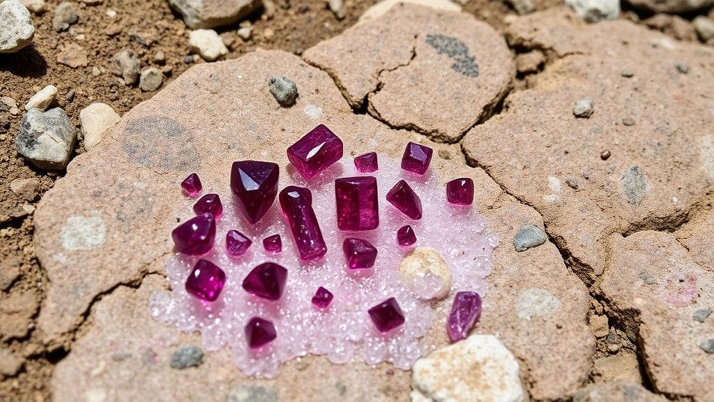 You are currently viewing Searching for vibrant garnet crystals in the schist-rich zones of the Big Hatchet Mountains.