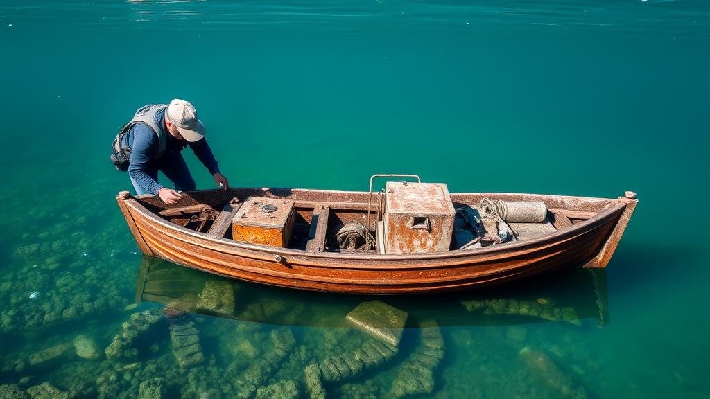 You are currently viewing Detecting in Freshwater Lakes for Sunken Boats and Artifacts