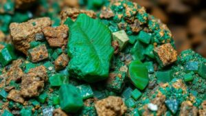 Read more about the article Unearthing copper-rich minerals such as malachite and azurite in the abandoned mines of the Santa Rita area.