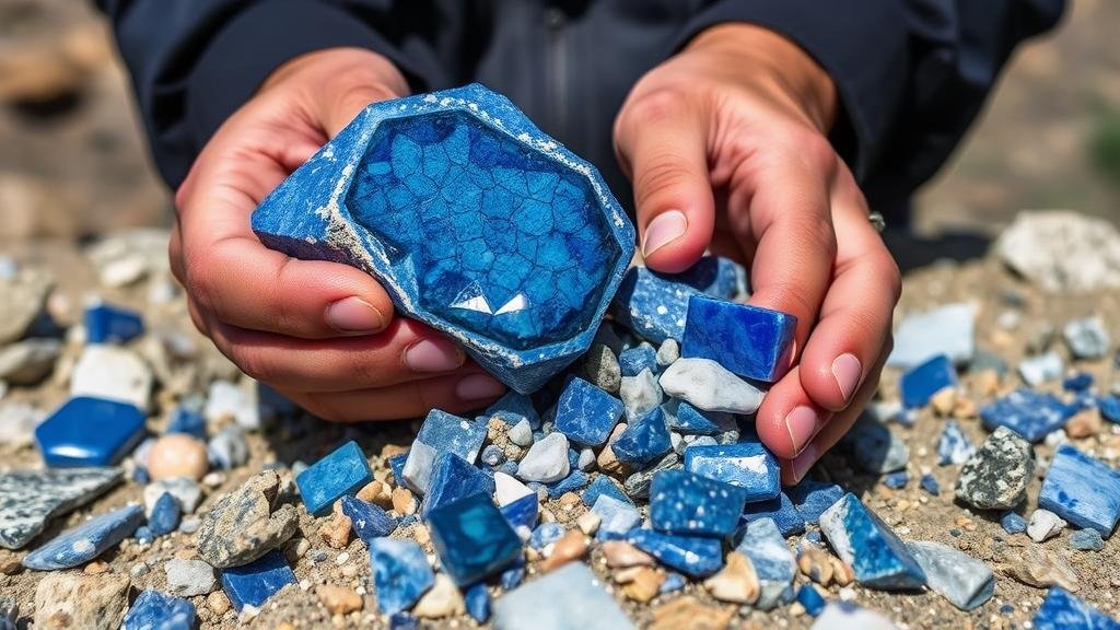 Read more about the article Searching for lapis lazuli in Afghanistan’s remote mountains, used in art and jewelry for millennia.