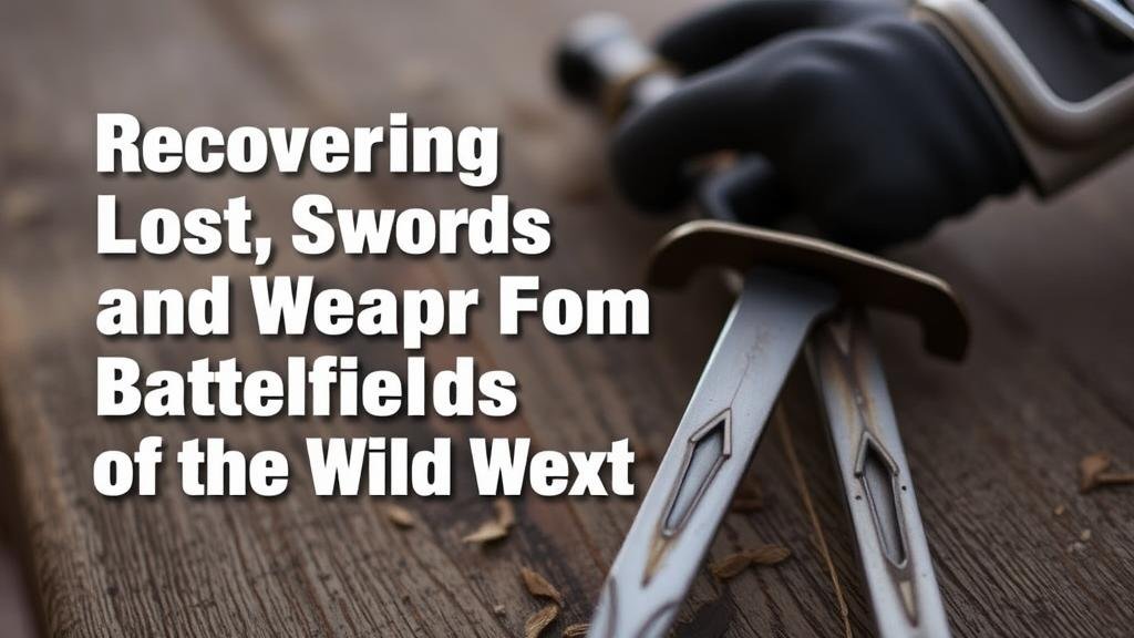 You are currently viewing Recovering Lost Swords and Weapons From Battlefields of the Wild West