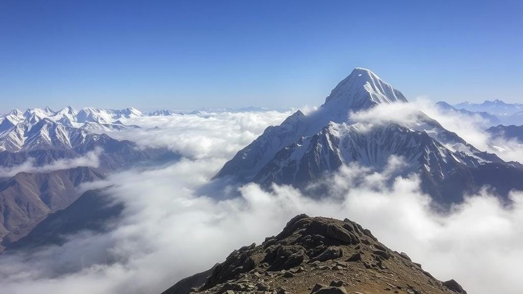 Read more about the article Searching for the “Mountain of the Silver Veil,” a peak in Central Asia where mist creates a shining curtain.