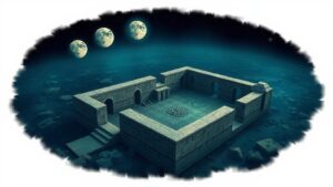 Read more about the article Mapping underwater ruins visible only during specific lunar phases.