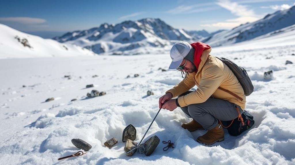 You are currently viewing Detecting in High Altitude Snowfields for Long-Lost Items Exposed by Melting