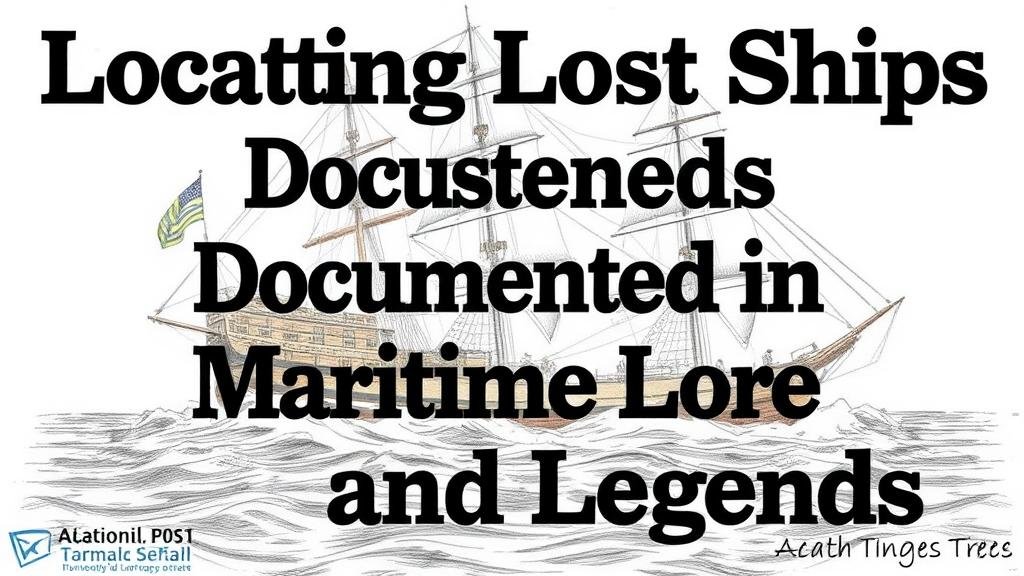 You are currently viewing Locating Lost Ships Documented in Maritime Lore and Legends