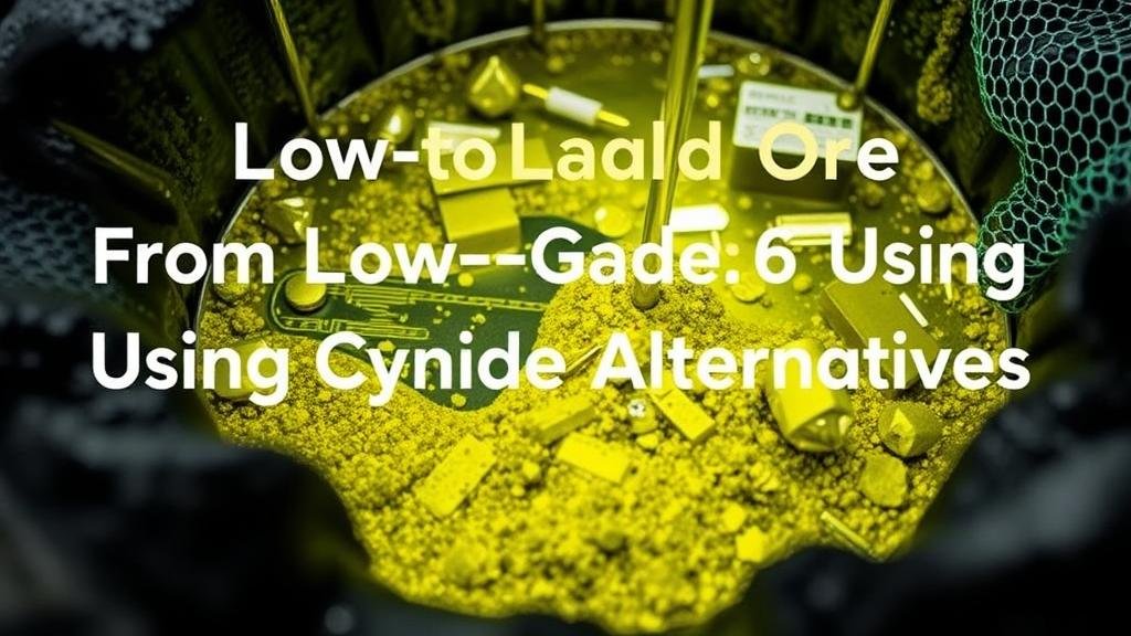 You are currently viewing How to Leach Gold From Low-Grade Ore Using Cyanide Alternatives