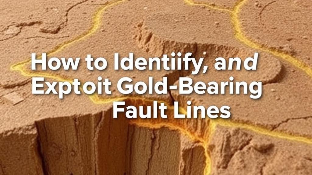 You are currently viewing How to Identify and Exploit Gold-Bearing Fault Lines