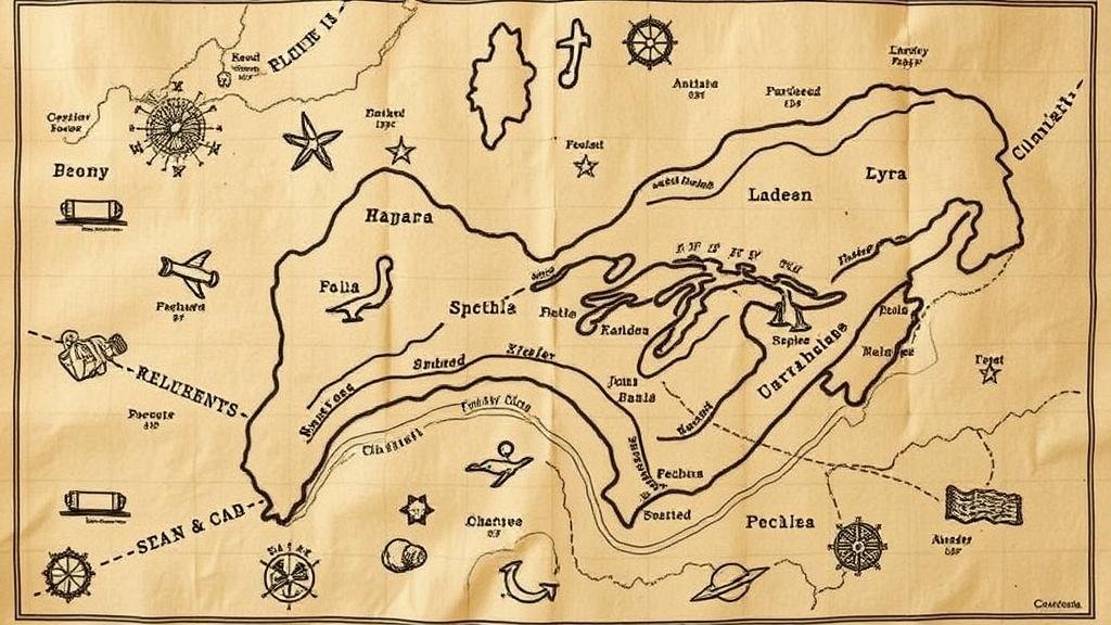 You are currently viewing Spotting Key Geological Features Marked on Hand-Drawn Treasure Maps