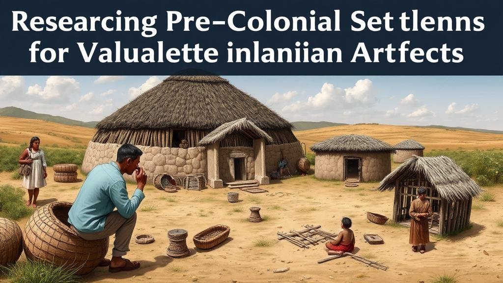 You are currently viewing Researching Pre-Colonial Settlements for Valuable Native Artifacts