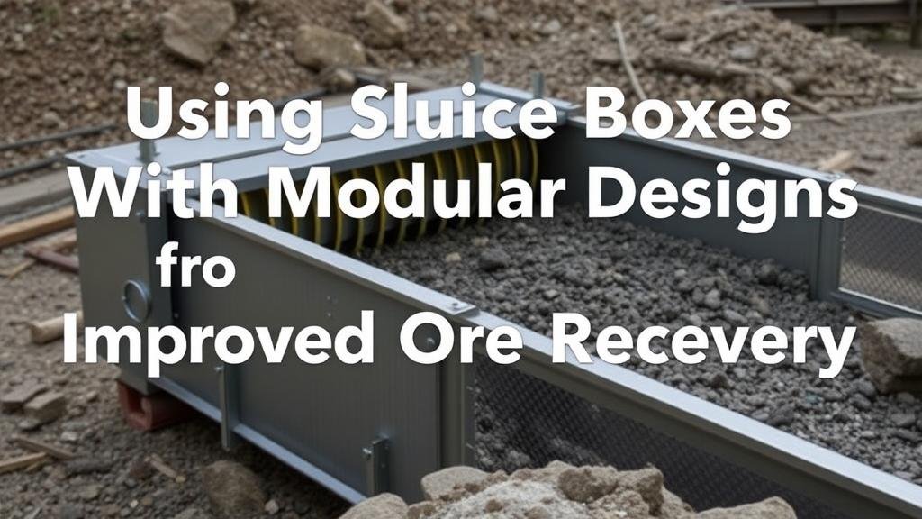 You are currently viewing Using Sluice Boxes With Modular Designs for Improved Ore Recovery