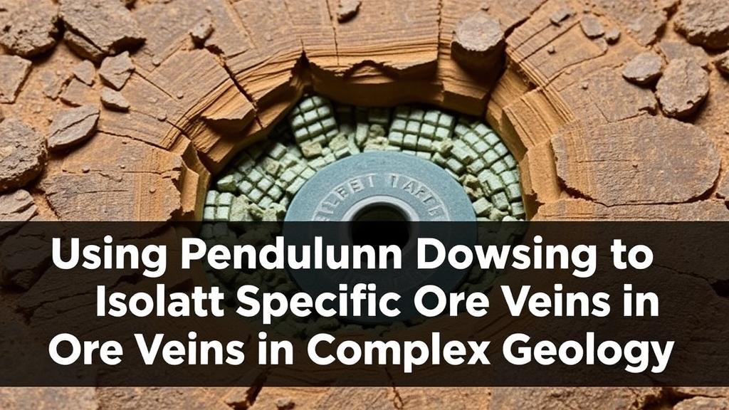 You are currently viewing Using Pendulum Dowsing to Isolate Specific Ore Veins in Complex Geology