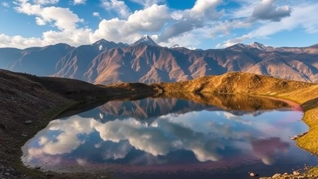 You are currently viewing Exploring the mysterious “Sky Lakes” in Nepal, where reflections are said to reveal hidden celestial paths.