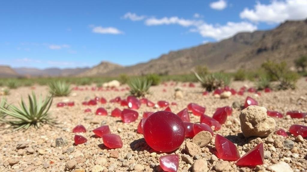 You are currently viewing Ruby Trails: Unearthing Red Gems in Remote Gravel Deposits