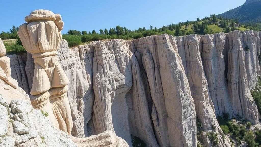 You are currently viewing Exploring the cliffs of Italy’s Dolomites for ammonite fossils embedded in limestone.