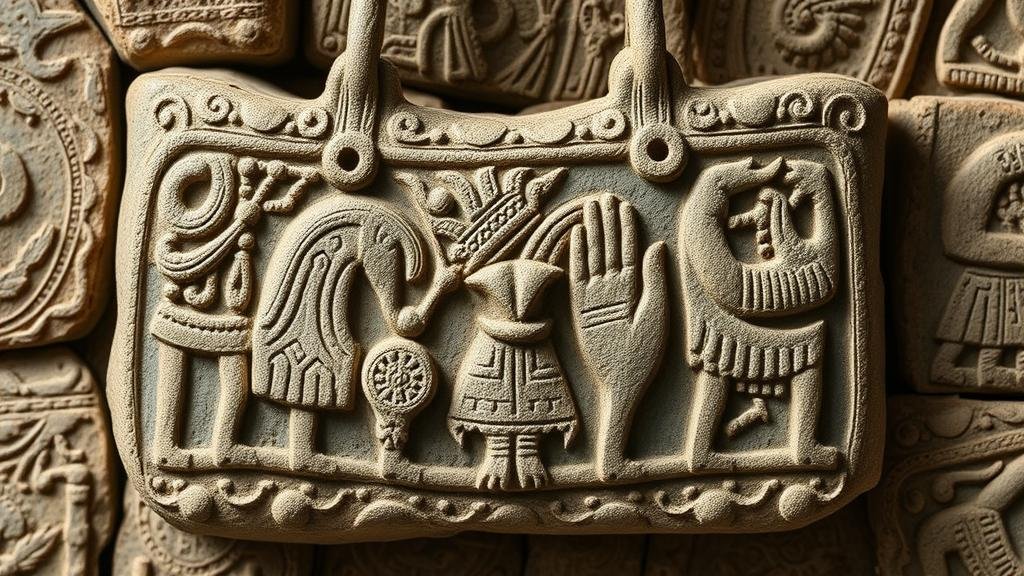 You are currently viewing Investigating the “Handbags of the Gods,” recurring motifs in ancient carvings worldwide.