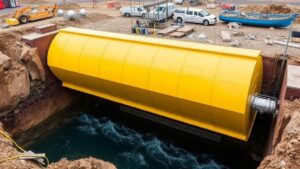 Read more about the article Designing and Installing Flood Control Barriers in Deep Shafts