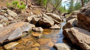 Read more about the article Crystal Rivers: Unearthing Quartz and Amethyst in Hidden Streambeds