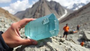 Read more about the article Searching for aquamarine in the high-altitude mines of Pakistan’s Karakoram Range.