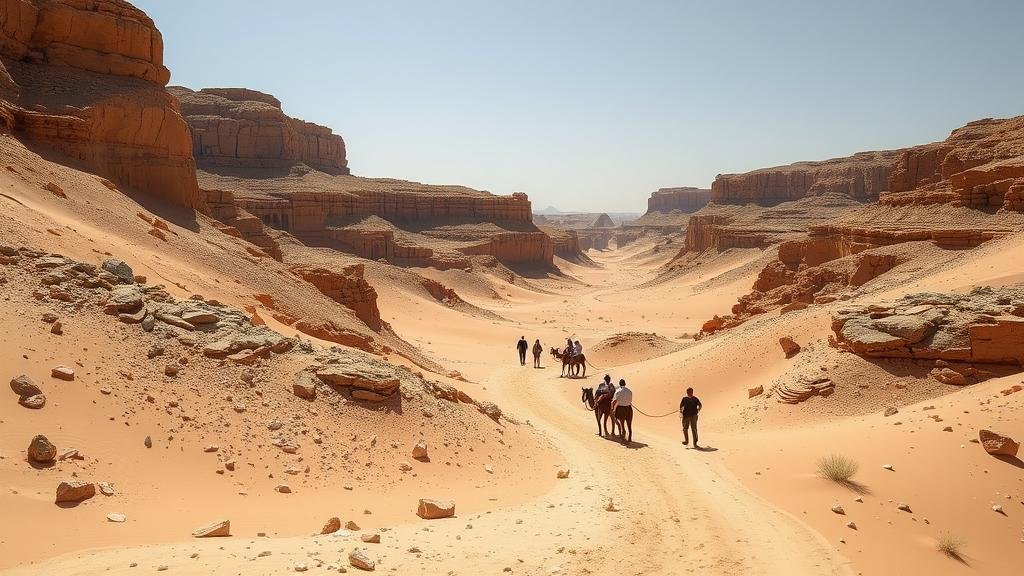 You are currently viewing Tracking ancient routes used by Bedouins to hide treasures from invading armies.