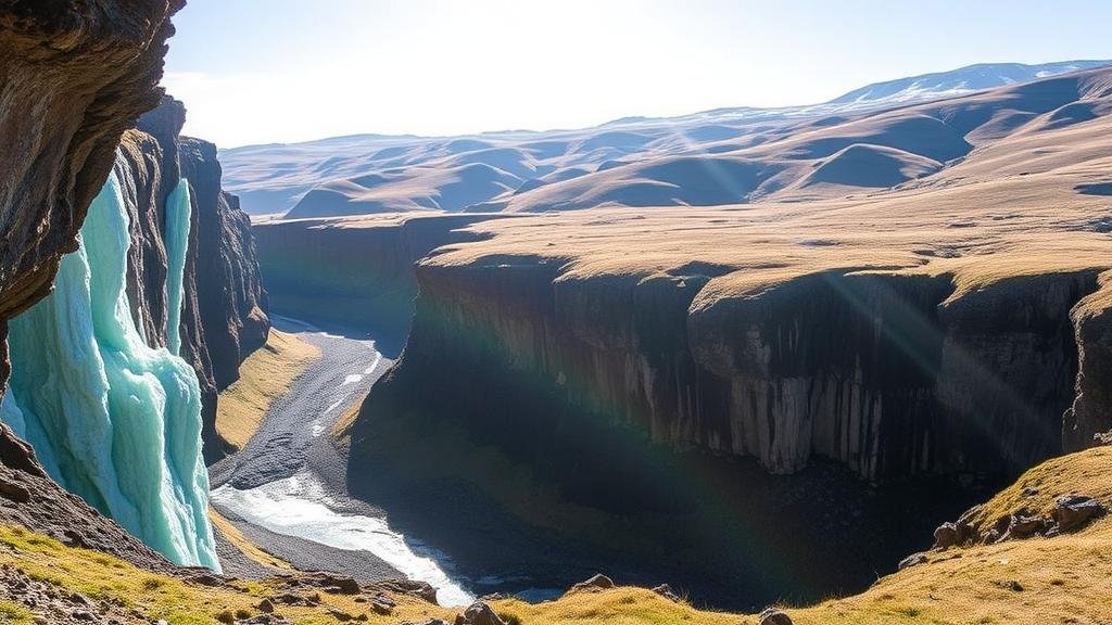 You are currently viewing Exploring the “Crystal Canyon,” a remote gorge in Iceland where light scatters into shimmering rainbows.