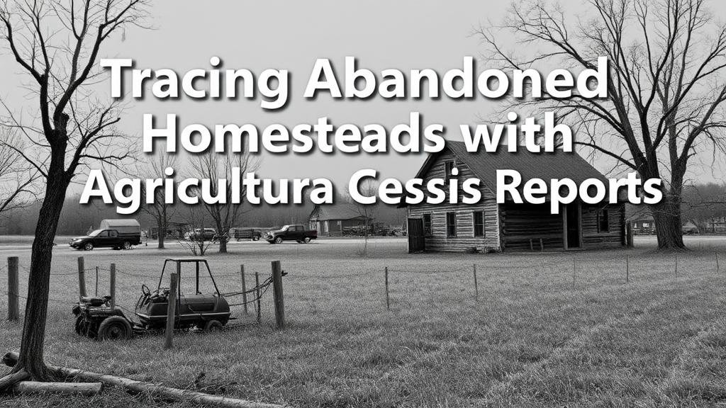 You are currently viewing Tracing Abandoned Homesteads with Agricultural Census Reports