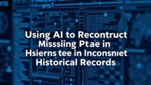 Read more about the article Using AI to Reconstruct Missing Data in Incomplete Historical Records