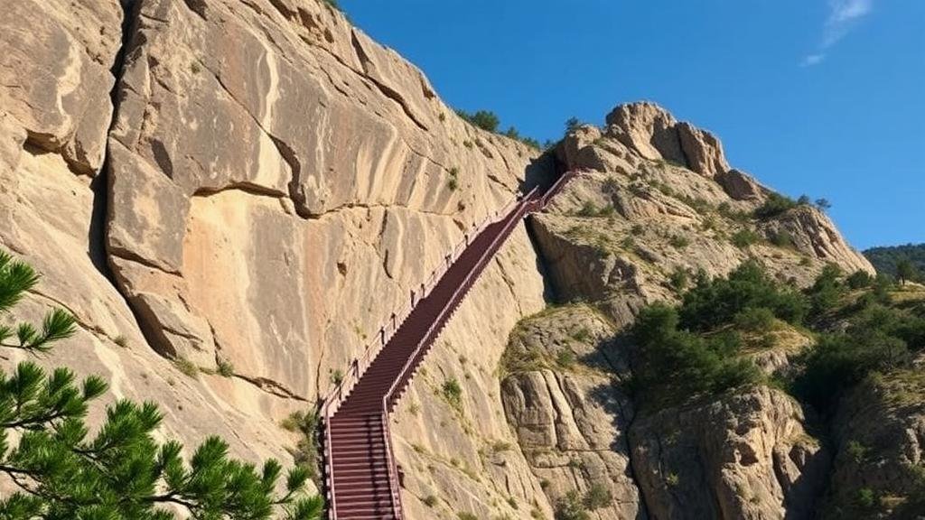 You are currently viewing Exploring the “Stairway to the Heavens,” a spiritual ascent carved into a mountainside.