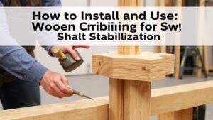 Read more about the article How to Install and Use Wooden Cribbing for Shaft Stabilization