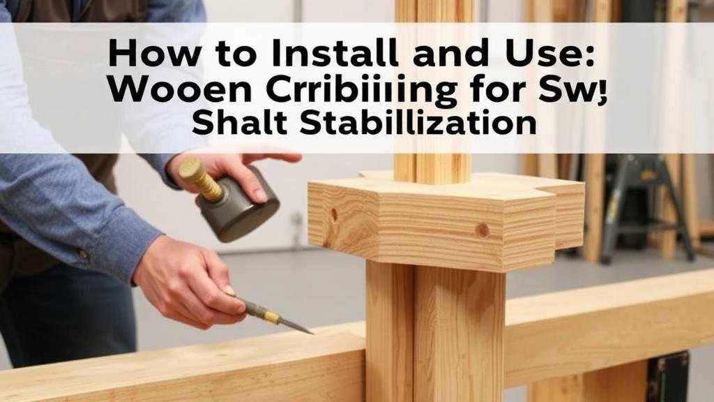 You are currently viewing How to Install and Use Wooden Cribbing for Shaft Stabilization