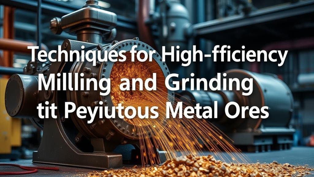 You are currently viewing Techniques for High-Efficiency Milling and Grinding of Precious Metal Ores