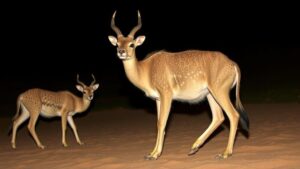 Read more about the article Documenting nocturnal behaviors of desert animals in the Arabian sands.