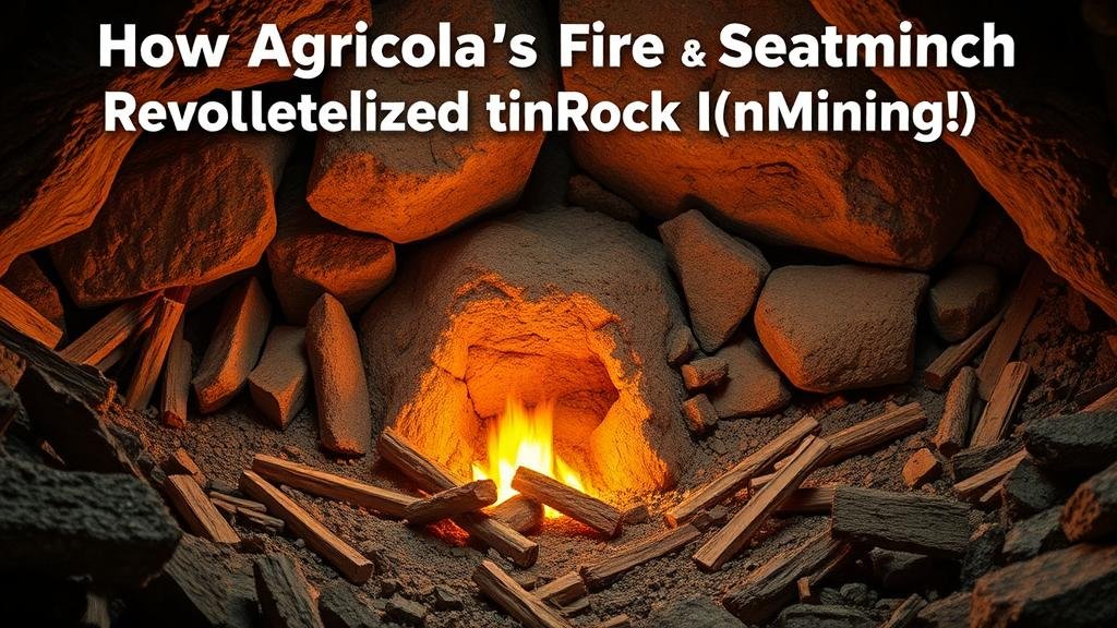 You are currently viewing How Agricola’s Fire-Setting Method Revolutionized Rock Breaking in Mining