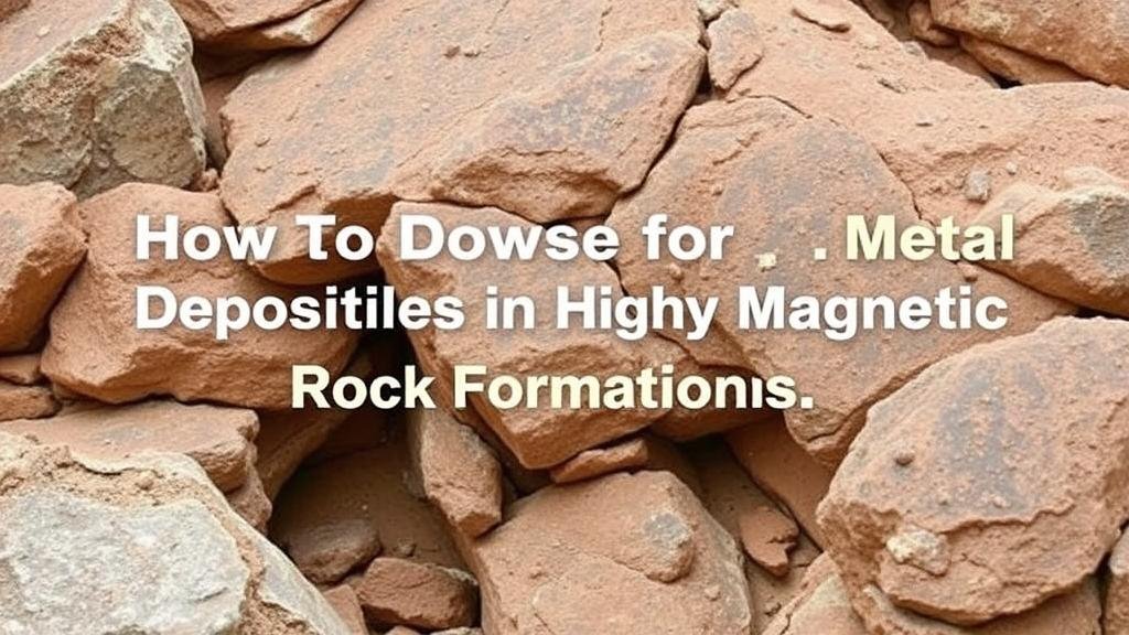 You are currently viewing How to Dowse for Metal Deposits in Highly Magnetic Rock Formations