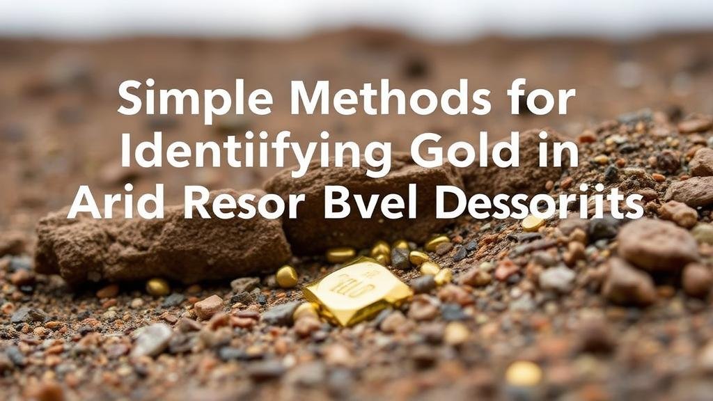 You are currently viewing Simple Methods for Identifying Gold in Arid Region Gravel Deposits