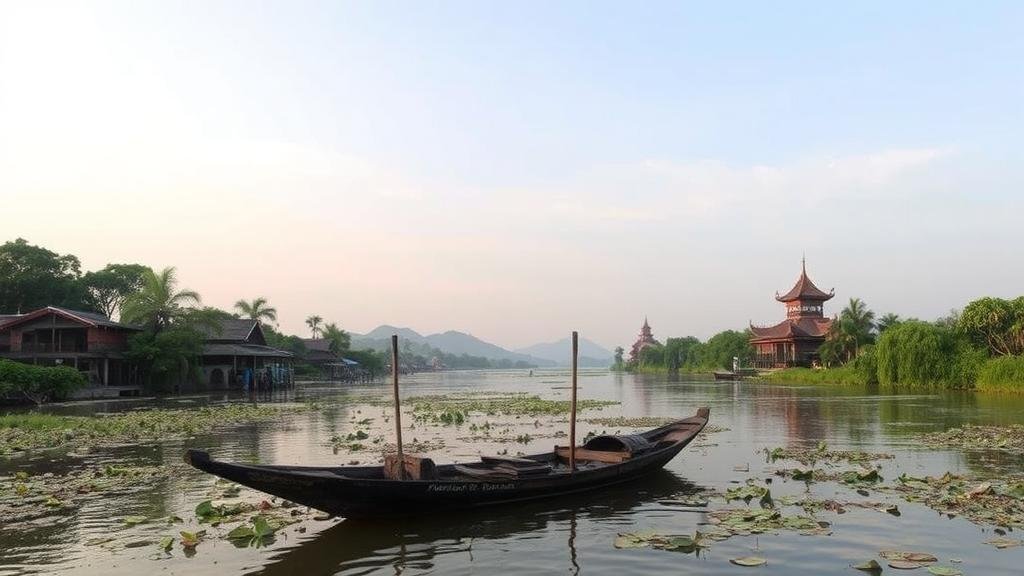 You are currently viewing Exploring the ancient waterways of the Mekong Delta for submerged Khmer Empire cities.