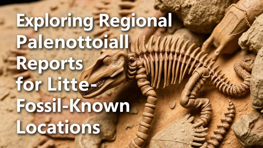 You are currently viewing Exploring Regional Paleontological Reports for Little-Known Fossil Locations