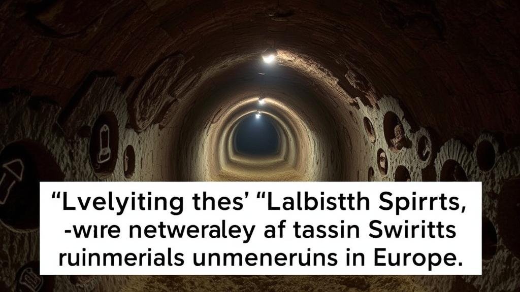 You are currently viewing Investigating the “Labyrinth of the Spirits,” a vast network of tunnels rumored beneath Europe.