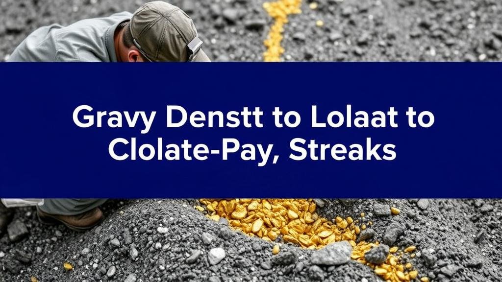 You are currently viewing Using Gravel Density Changes to Locate Gold Pay Streaks