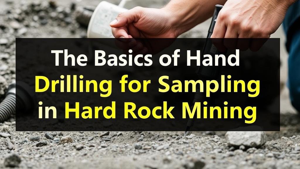 You are currently viewing The Basics of Hand Drilling for Sampling in Hard Rock Mining