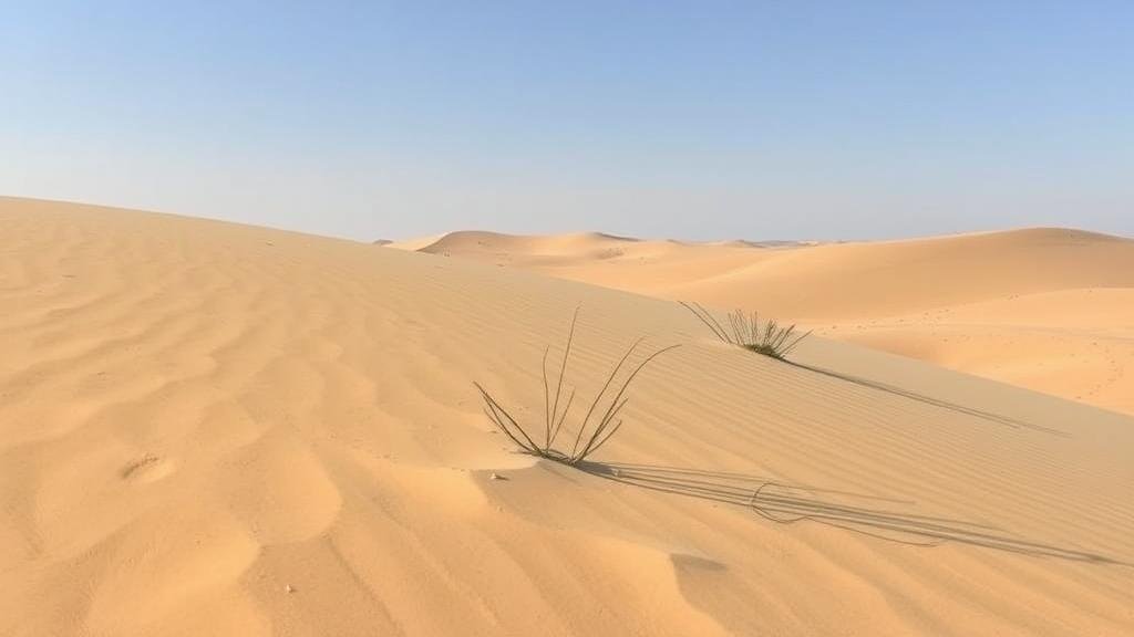 You are currently viewing Documenting the seasonal migration of desert plants across shifting sand dunes.