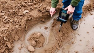 Read more about the article Detecting in Muddy or Wet Ground: Adjustments and Best Practices