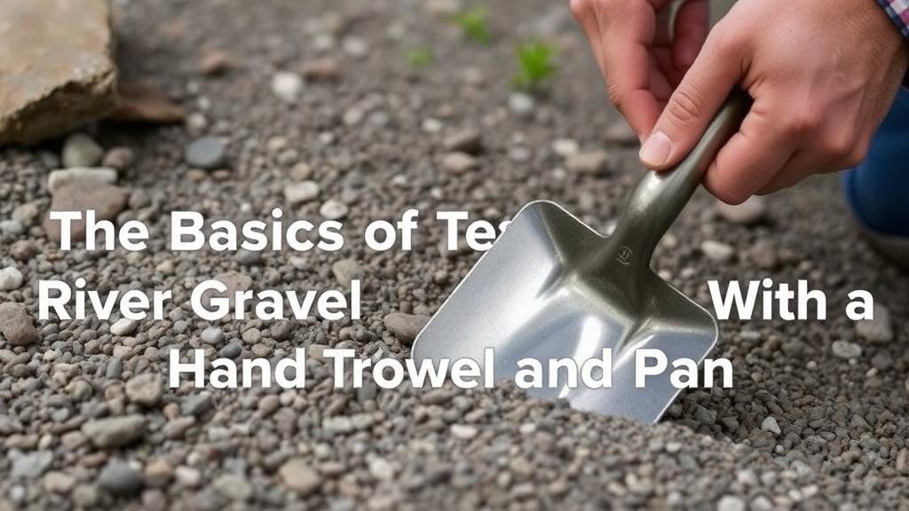 You are currently viewing The Basics of Testing River Gravel With a Hand Trowel and Pan