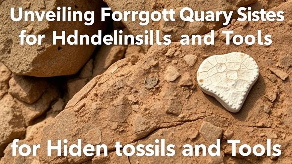 You are currently viewing Unveiling Forgotten Quarry Sites for Hidden Fossils and Tools